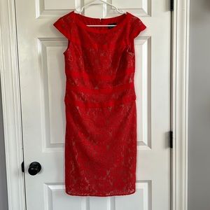 Adrianna Papell dress Coral color size 8